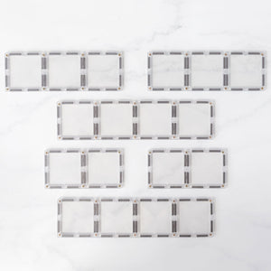 Clear Rectangle Pack 12 pc