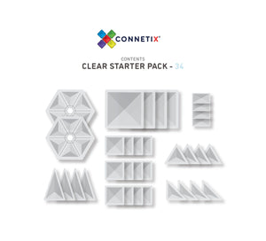34 Piece Starter Pack - Clear