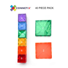 Load image into Gallery viewer, 40 Piece Pack Magnet Tiles - Rainbow
