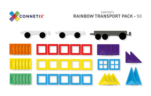 50 Piece Transport Pack - Rainbow